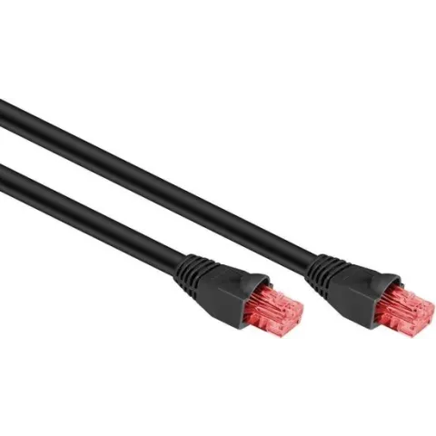 Goobay U/UTP CAT6 Gigabit outdoor netwerkkabel / zwart - 30 meter