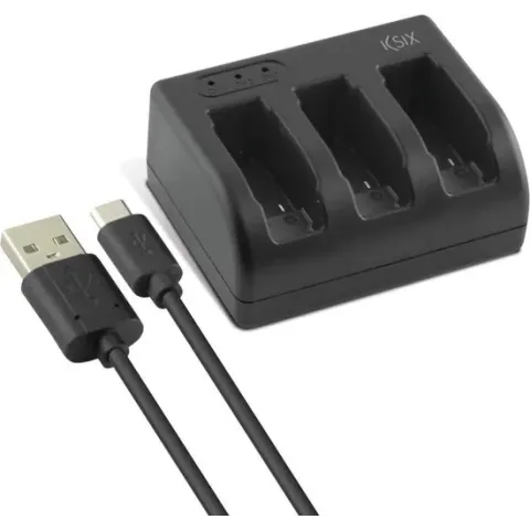 GoPro batterijoplader KSIX Hero 5 USB-C Zwart