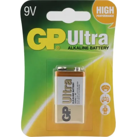 GP 9V Ultra Alkaline Batterij - 1 stuk