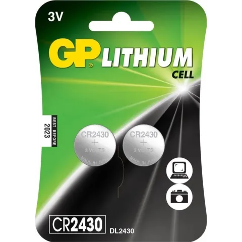 GP Batteries - GP Batteries Gp Knoopcel Lithium A2st Cr2430 - 30 Dagen Niet Goed Geld Terug