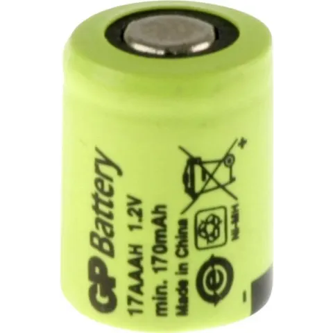 GP Batteries GP17AAAH Speciale oplaadbare batterij 1/3 AAA Flat-top NiMH 1.2 V 170 mAh