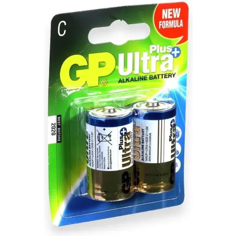 GP C Ultra Plus Alkaline Batterijen - 2 stuks