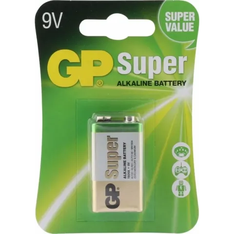 GP Super Alkaline 9V blok, blister 1