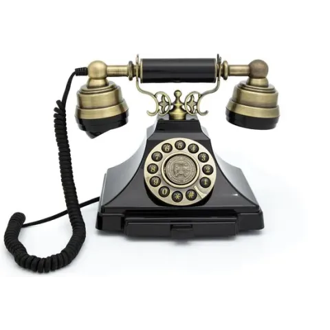 GPO 746 Retro Vaste Telefoon  Zwart -