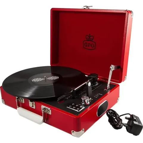 GPO ATTACHERED Kofferplatenspeler met ingebouwde speakers