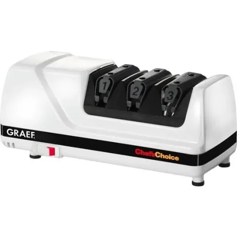 Graef CC120DE Messenslijper Wit, Zwart