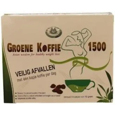 Groene Koffie 1500 - 14 stuks - Voedingssupplement