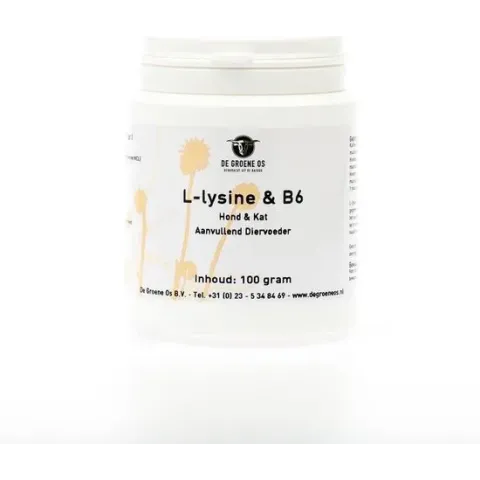 Groene Os L-Lysine B6 - Hond/Kat - 100 g