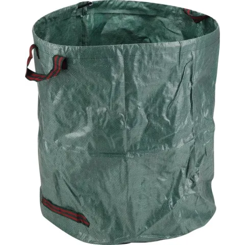 Groene pop-up tuinafvalzak 272 liter - Tuinafvalzakken opvouwbaar - Tuin schoonmaken/opruimen