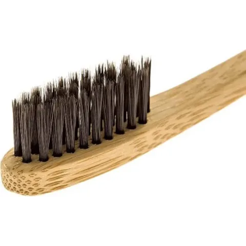 Groomarang Infusion Charcoal Bamboe Tandenborstel