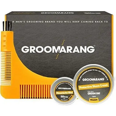 Groomarang Starter Collection - Wax, Scheercrème, Baardkam