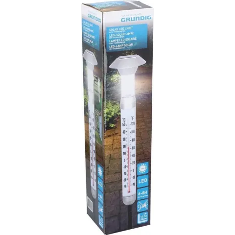 Grundig Thermometer Buiten Met Led-lamp 12,5x97 Cm