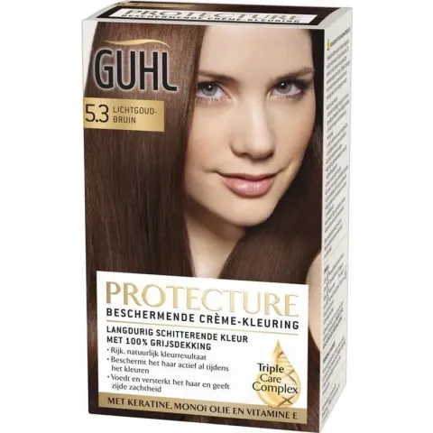 Guhl Beschermende Crème-kleuring No. 5.3 - Lichtgoudbruin - Haarverf