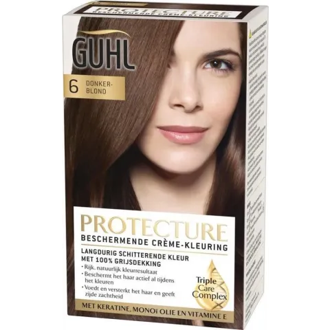 Guhl Beschermende Crème-kleuring No. 6 - Donkerblond - Haarverf