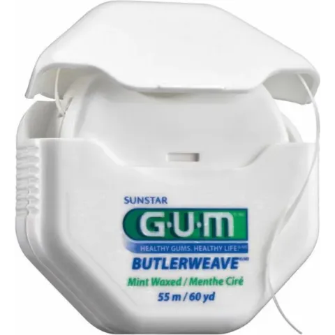 Gum Butterweave Waxed Mint - 55 m - Flosdraad