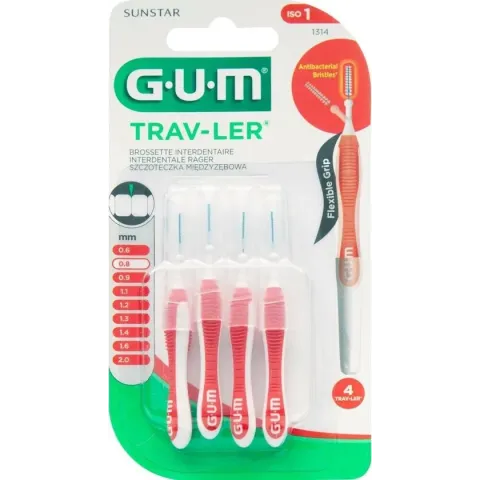 Gum Trav-ler Fine 0.8 mm - 4 st - Rager