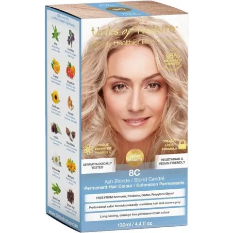 Haarkleuring 8c licht asblond