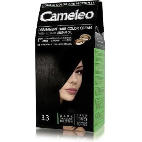 Haarkleuring permanente creme kleuring donker chocolade bruin 3.3