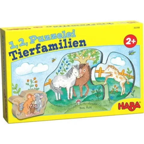 HABA 6 eerste puzzels - Dierenkinderen