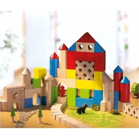 Haba Blokken Blokken modern Gekleurde blokken - 30 blokken