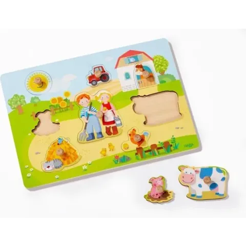 HABA Inlegpuzzel Op de boerderij