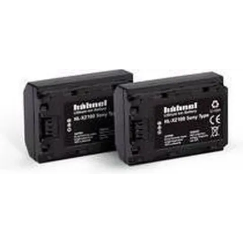 Hähnel HL-XZ100, 2er Camera battery replaces original battery NP-FZ100 7.2 V 2000 mAh