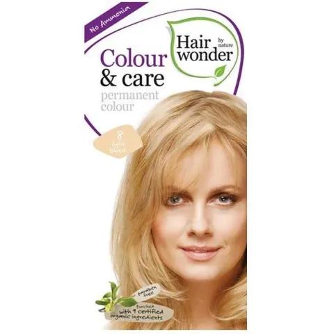 Hairwonder Colour & Care 8 - Light Blond - Haarverf