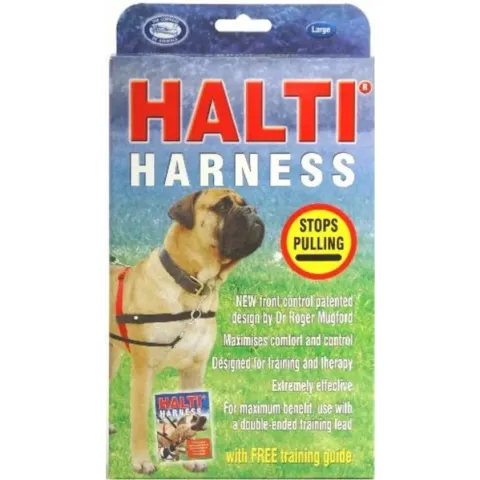 Halti Harnass - Anti trektuigje - Hond - Large - Borstomvang boven de 80 cm – Zwart