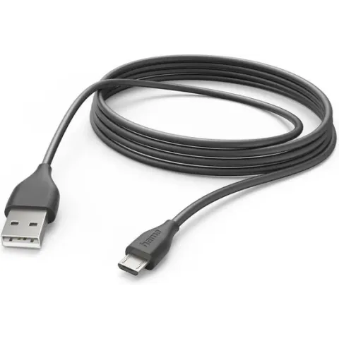 Hama 00201588 USB-kabel 3 m USB 2.0 USB A Micro-USB B Zwart