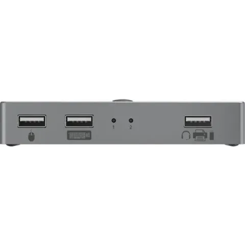 Hama 2 + 2 poorten KVM-switch HDMI USB 4096 x 2160 Pixel