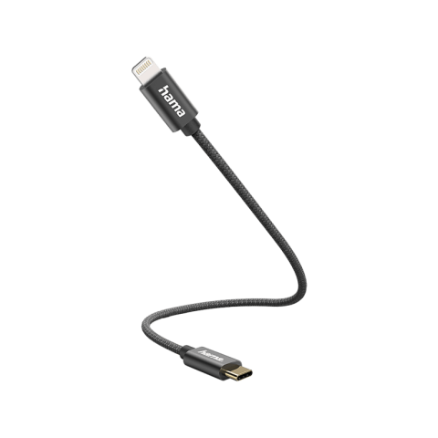 Hama 201601 Laadkabel Usb-c Naar Lightning 0.2m Zwart