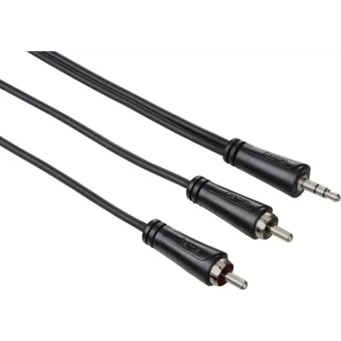 Hama audiokabel 3,5 jack - 2cinch stereo 1,5m, 1ster