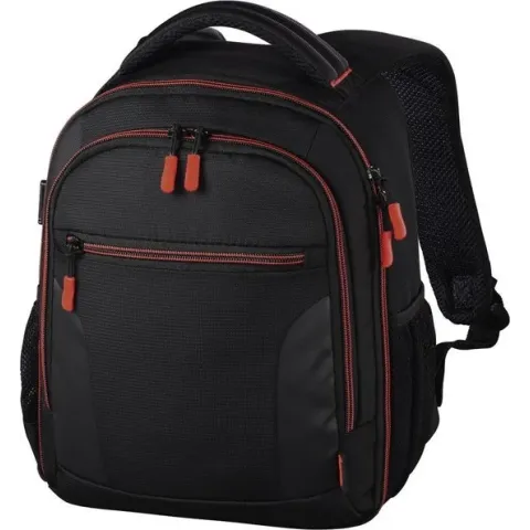 Hama Camera-rugzak "Miami", 150, zwart/rood