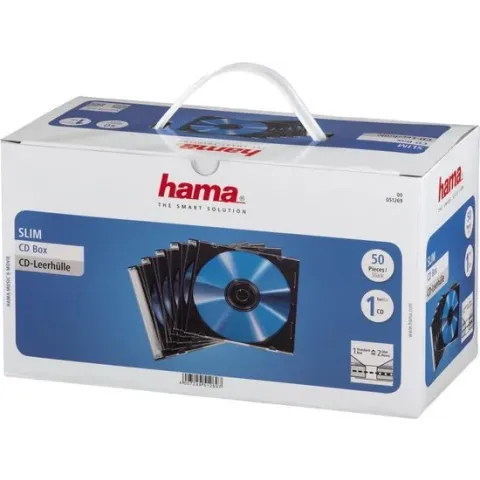 Hama Cd Slim Box - 50 stuks
