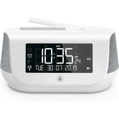Hama DR36SBT - Radio - FM/DAB/DAB+/Bluetooth - Wekkerradio - Wit
