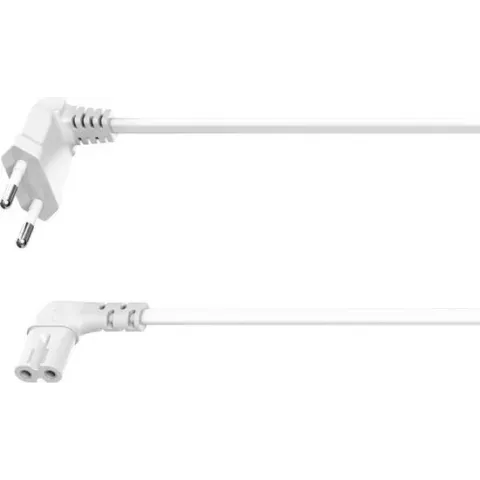 Hama Euro-netsnoer Sonos PLAY:1/PLAY:5/One (SL), aan beide zijden haaks, 5m, wit