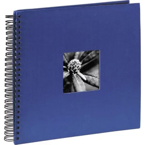 Hama Fine Art spiraal blauw 36x32 50 zwarte pagina's 090142