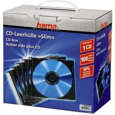 Hama Jewel Case - CD Hoesjes - 100 stuks