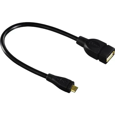 Hama USB 2.0 Adapter Cable Micro B-plug - A-socket