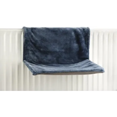 Hangmat Sleepy voor aan een radiator - Kat - Blauw