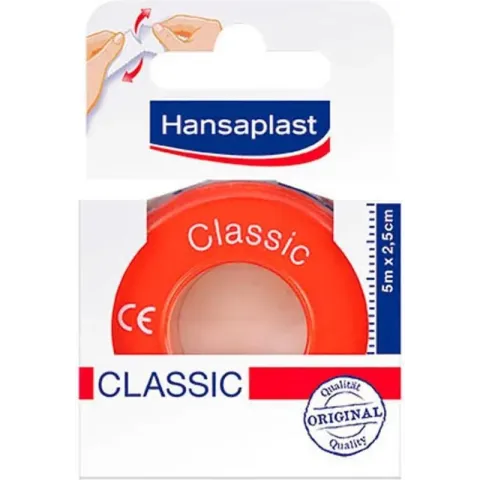 Hansaplast Classic Hechtpleister - 2,5cm x 5m