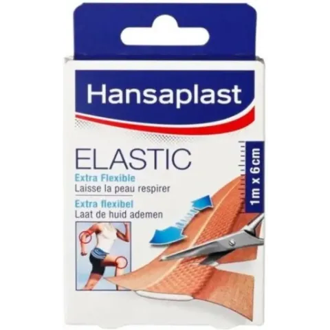 Hansaplast Elastic Pleisters - 1m x 6 cm