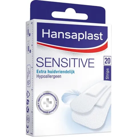 Hansaplast Sensitive Pleisters - 20 strips