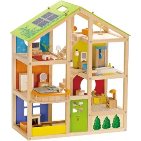 Hape Houten speelhuis - Poppenhuis - All Season