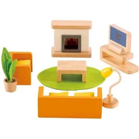 Hape Poppenhuis woonkamer