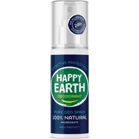 Happy Earth Pure Deodorant Spray Men Protect 100 ml