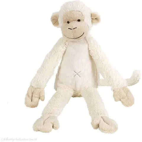 Happy Horse - Aap Mickey No.1 Ivoor wit - Knuffel