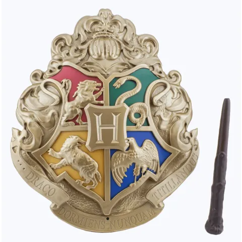 Harry Potter - Hogwarts Crest Light with Wand Remote