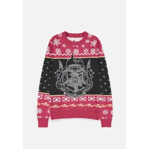 Harry Potter Kersttrui -L- Hogwarts Multicolours