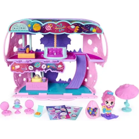 Hatchimals CollEGGtibles, Cosmic Candy Shop 2-in-1-speelset met exclusieve Pixie en Hatchimal, voor kinderen vanaf 5 jr.